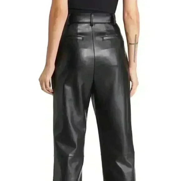 New RAILS JO VEGAN Faux LEATHER PANTS in Black Size 2 - Picture 2 of 9